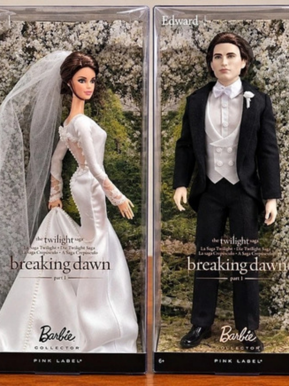 Barbie - Twilight Breaking Dawn Part 1 Bella and Edward Wedding Doll - NEW